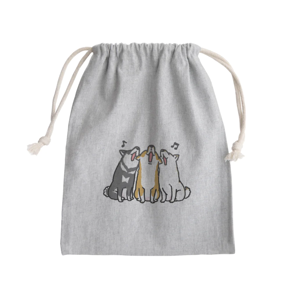 真希ナルセ（マキナル）の歌う三柴（赤・黒・白） Mini Drawstring Bag