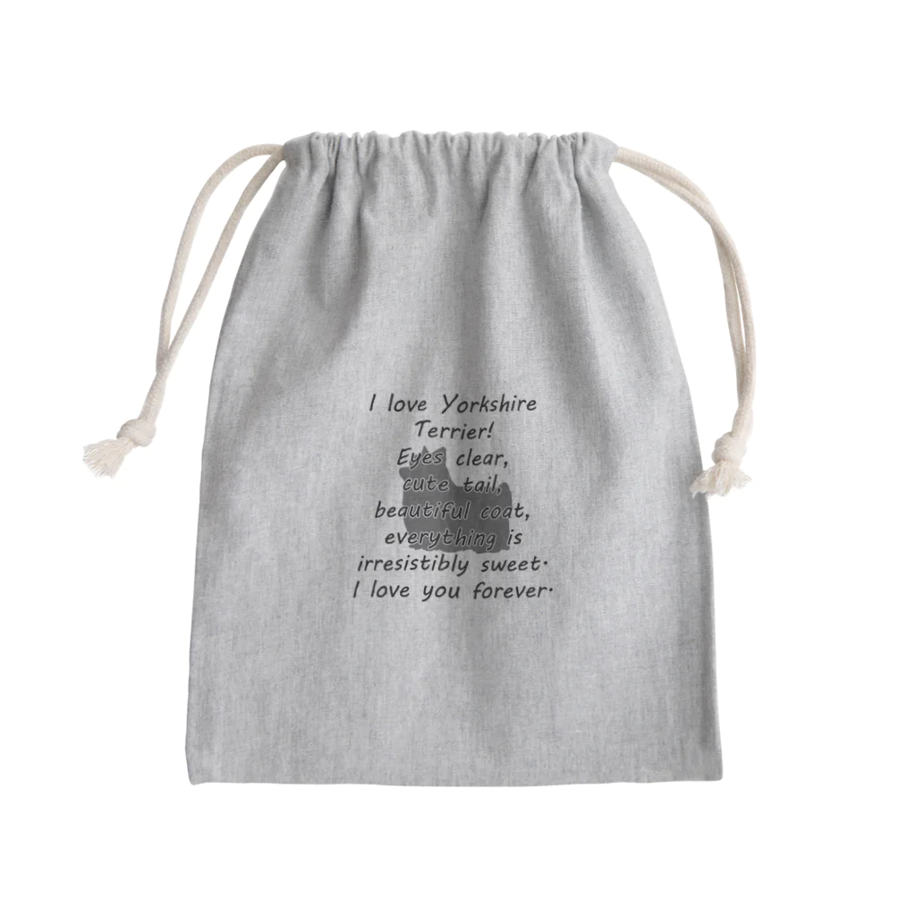 onehappinessのヨークシャーテリア Mini Drawstring Bag