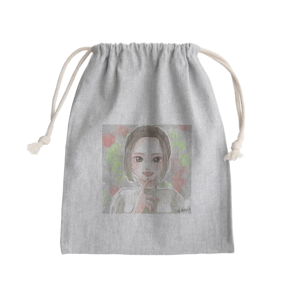 もかふしぎ🐰のナチュラルメイク Mini Drawstring Bag