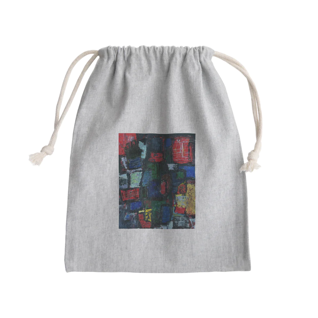 闇市の瓶 Mini Drawstring Bag