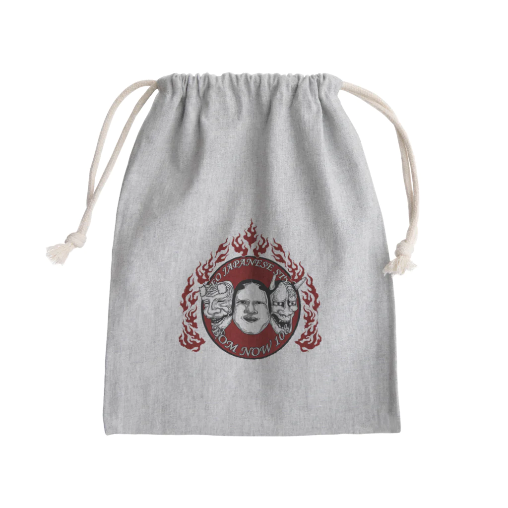 NEOJAPANESESTYLE                               の能面3 Mini Drawstring Bag