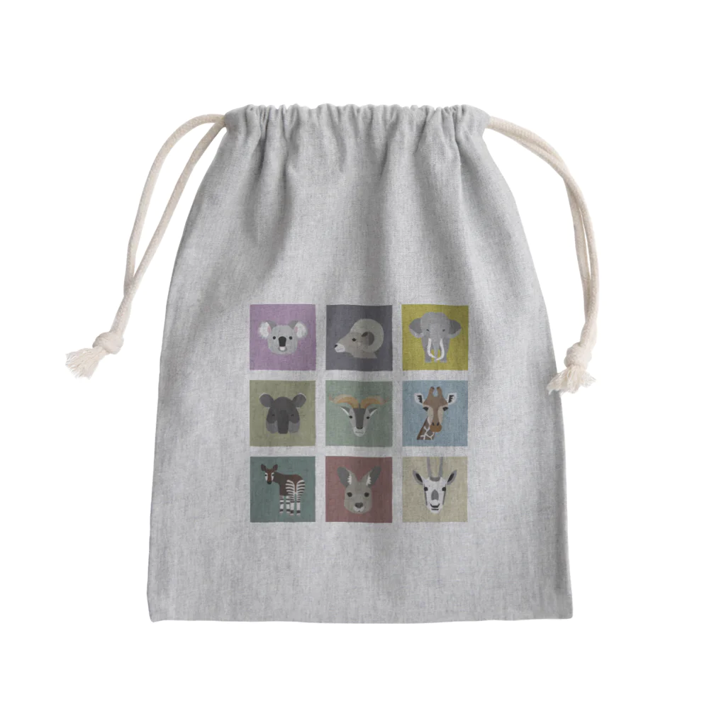 GAROOS COLLECTIONの草食動物 Mini Drawstring Bag