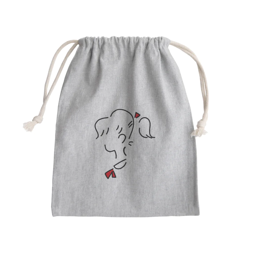 うさぎちゃんアイランドのポニーテールちゃん Mini Drawstring Bag