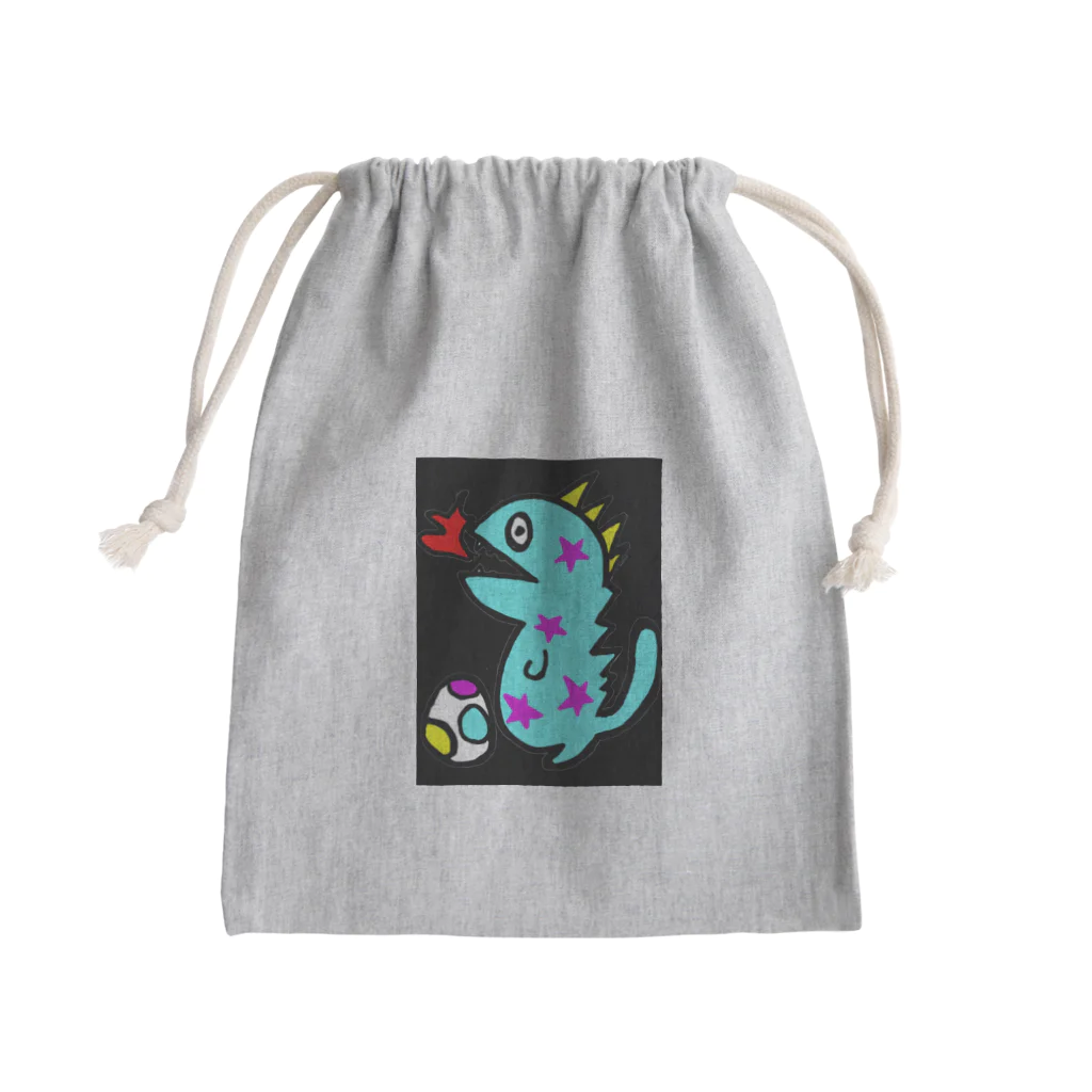 Atelier_A-Rのしゃっちょうの秘書ガオーン Mini Drawstring Bag