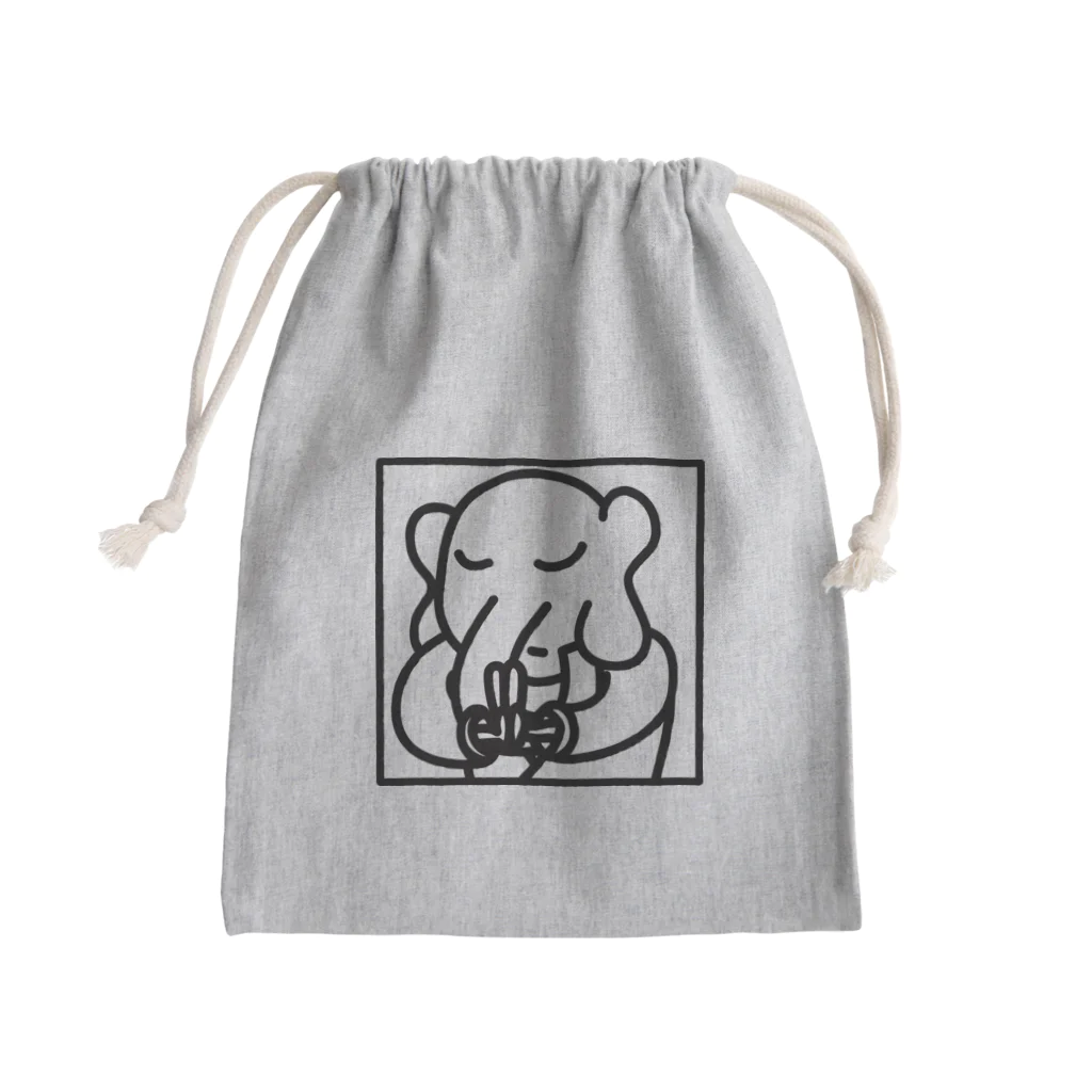 バンバンバンコク_オリジナルショップのばんぞうくん Mini Drawstring Bag