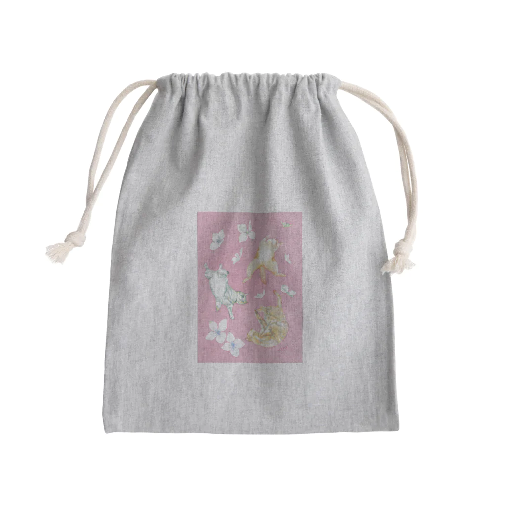 りとるたまの夢心地 Mini Drawstring Bag