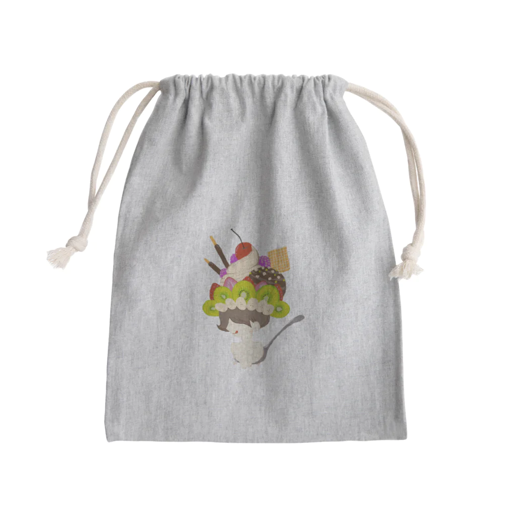 くわずいものうまうまあまあま Mini Drawstring Bag