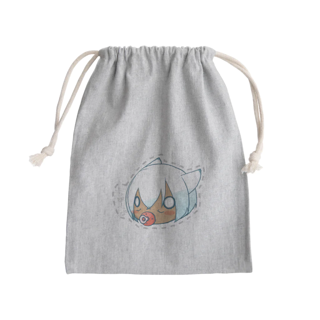 くろののえくん Mini Drawstring Bag