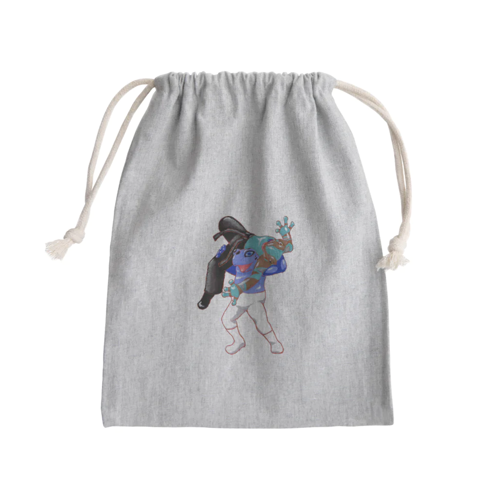 ACQUA_CUBO の-ケロレス-アルゼンチン・バックブリーカー Mini Drawstring Bag