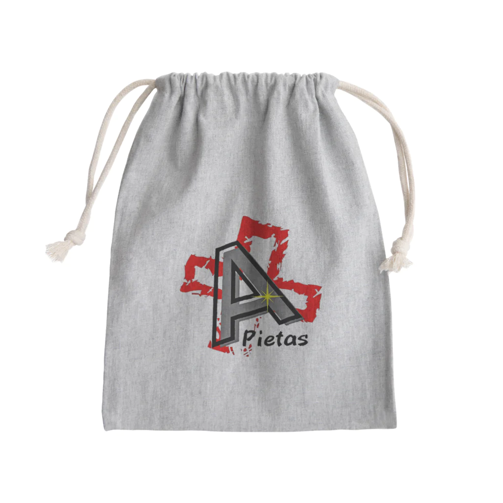 Your HappyのPietasのAくんロゴ Mini Drawstring Bag