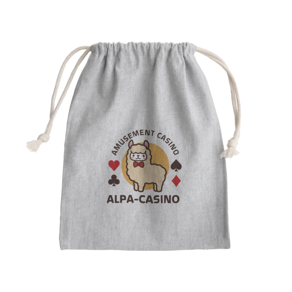 ALPA-CASINOのアルパカジノ Mini Drawstring Bag