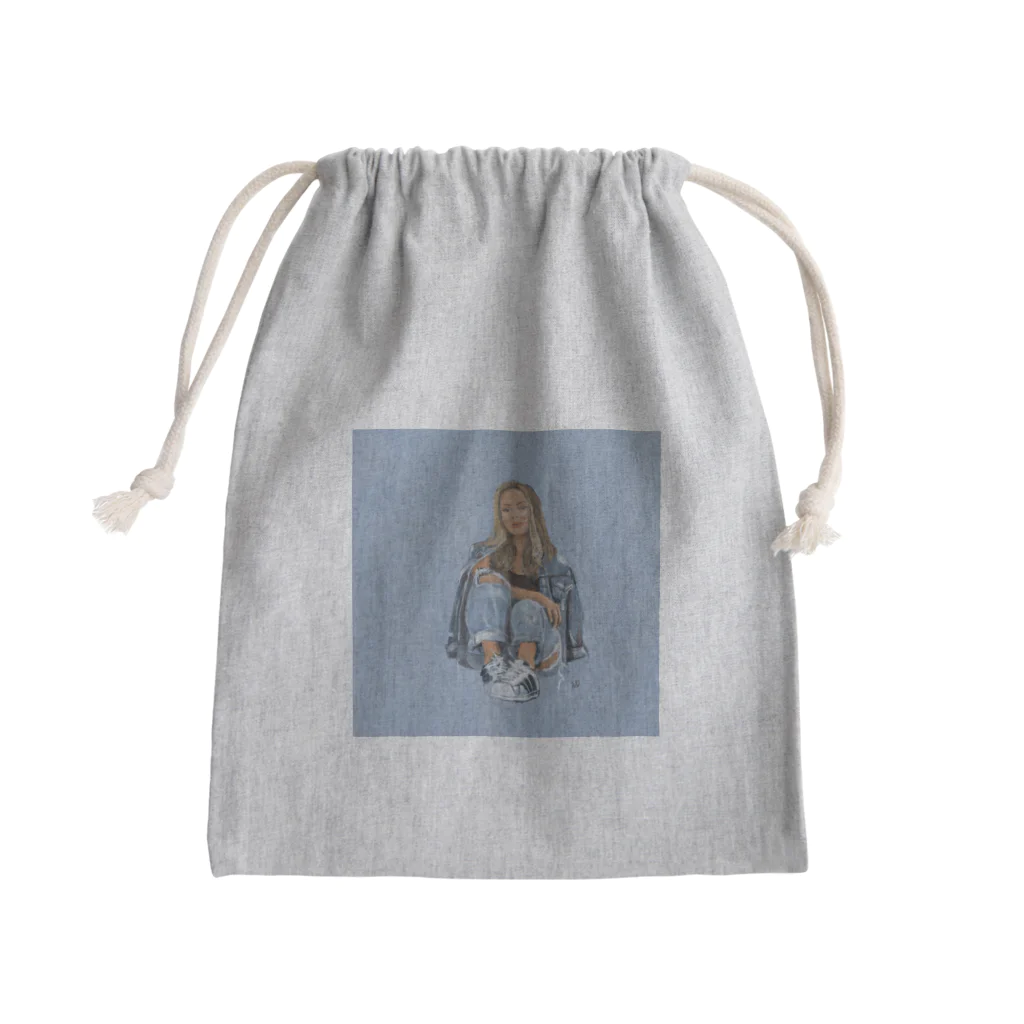 koto___artのL.A.girl Mini Drawstring Bag