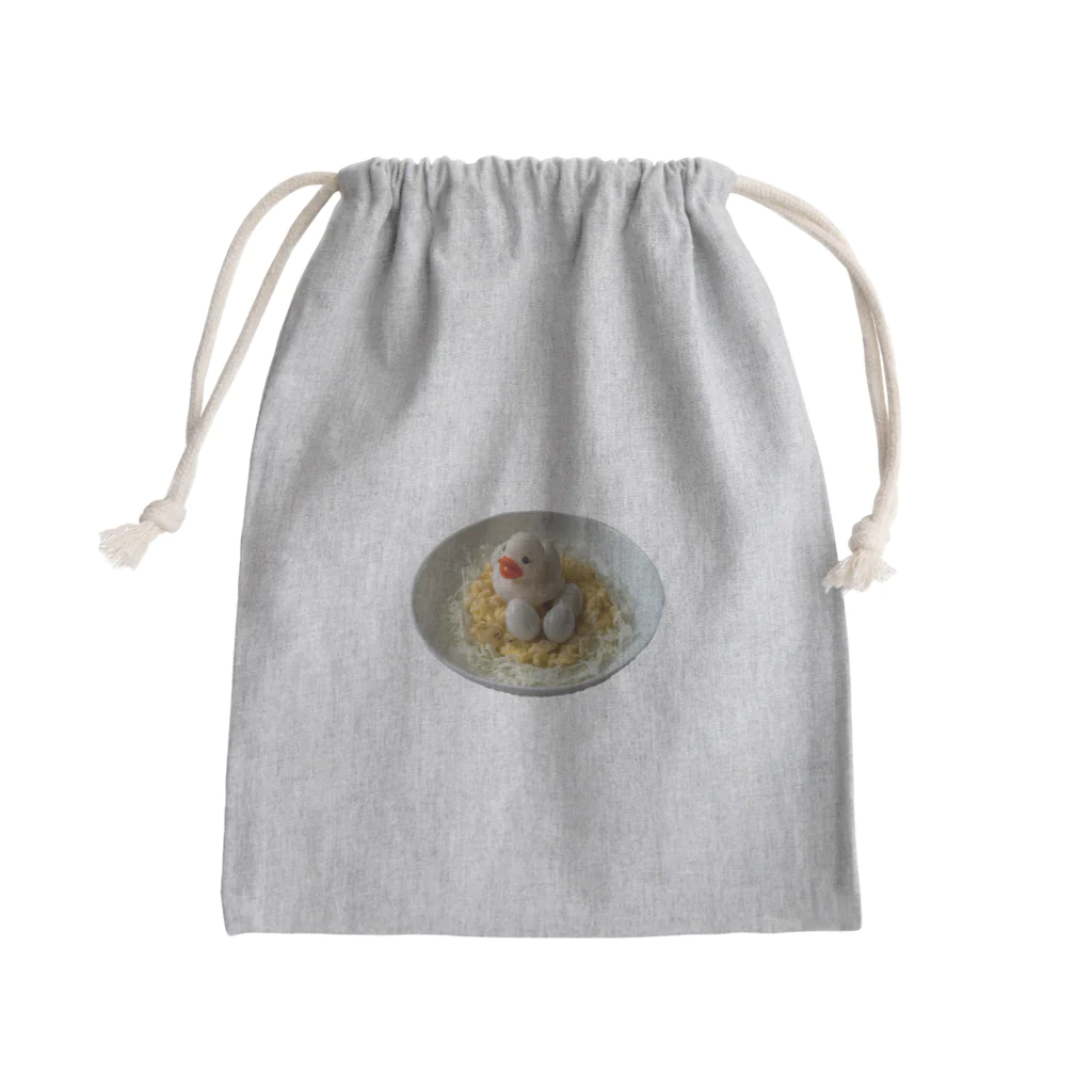 MoChaの巣クランブルエッグ Mini Drawstring Bag