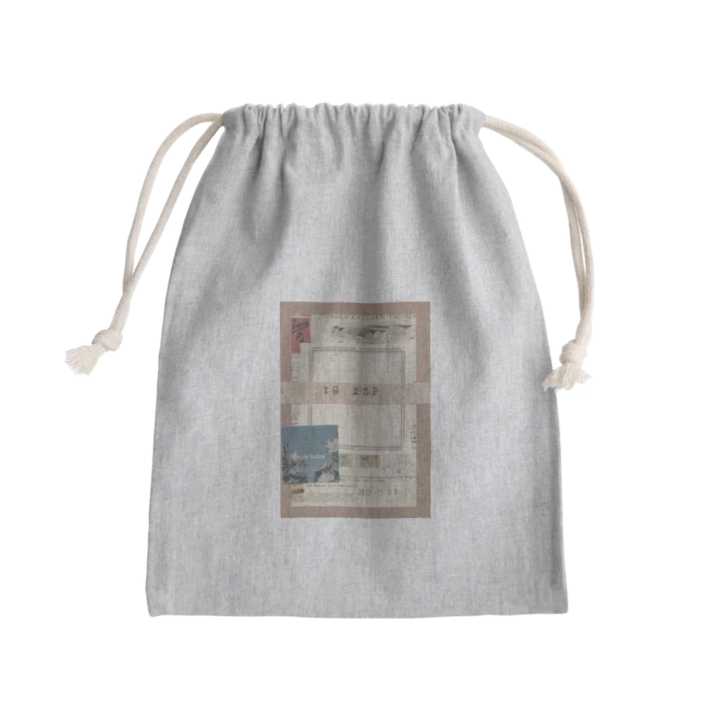 栢瑚五行歌部(仮)のかしこA柄 Mini Drawstring Bag