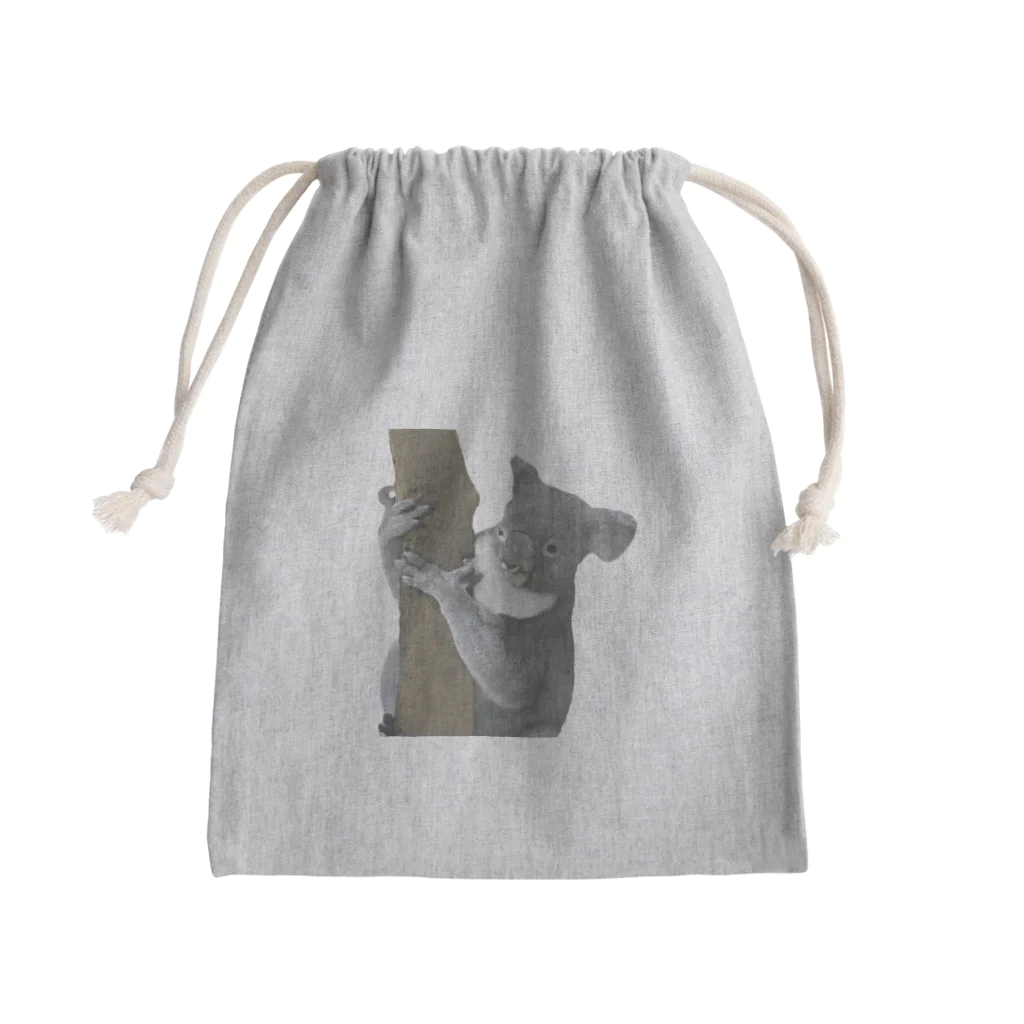 いきもの大好き！ほほえみフレンズのコアラの木登り Mini Drawstring Bag