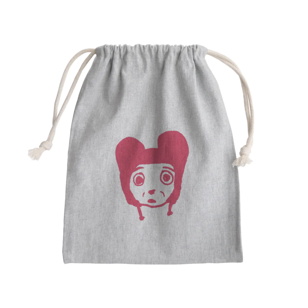 星のcapピンク Mini Drawstring Bag