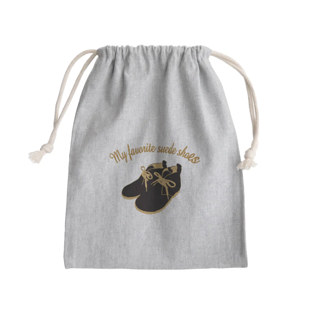 キッズモード某のお気に入りのスウェードシューズ Mini Drawstring Bag