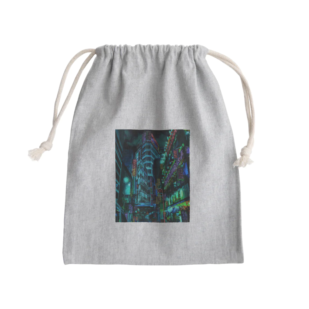 aero_acidのcyberpunk  tokyo Mini Drawstring Bag