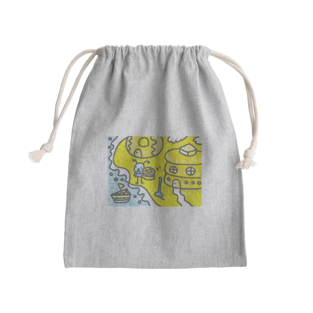 惑星プルルのホットオケーキ海岸管理人　アーリン大佐 Mini Drawstring Bag