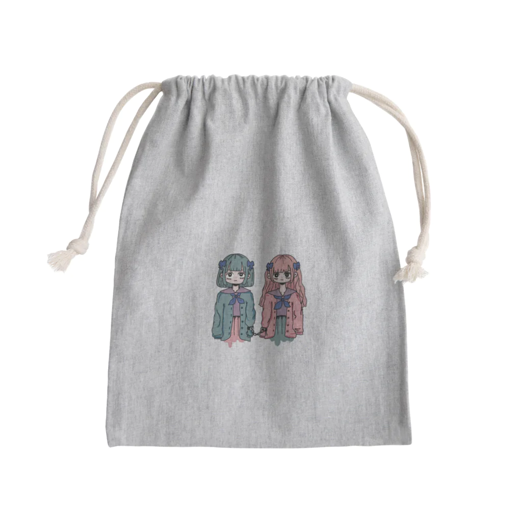 天寿丸号のずっと一緒ちゃん Mini Drawstring Bag