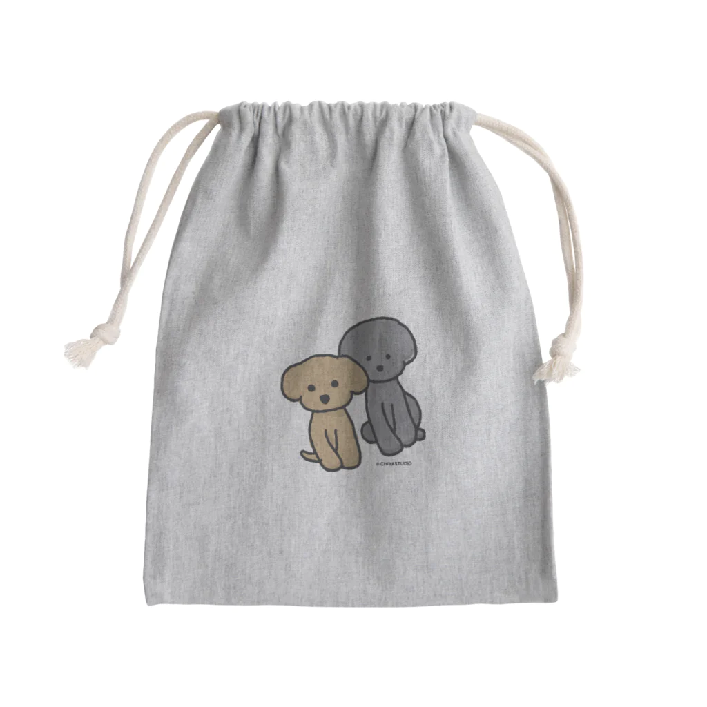 どりしろ日記のどりしろ Mini Drawstring Bag