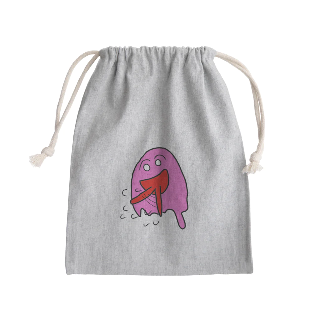 ぴーぽろの欝ちゃん　 Mini Drawstring Bag