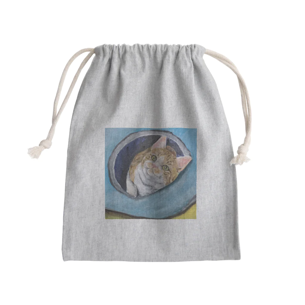 aomanecoのきじとらねこ Mini Drawstring Bag