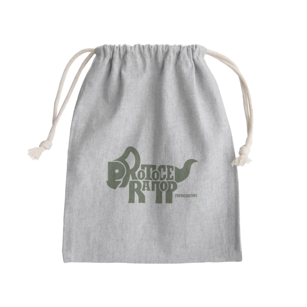 100cafeのプロトケラトプス Mini Drawstring Bag