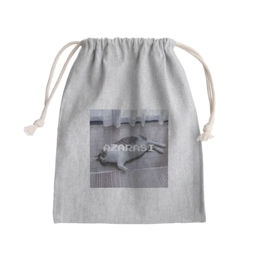 ｶﾀｵｶ屋のAZARASI猫 Mini Drawstring Bag