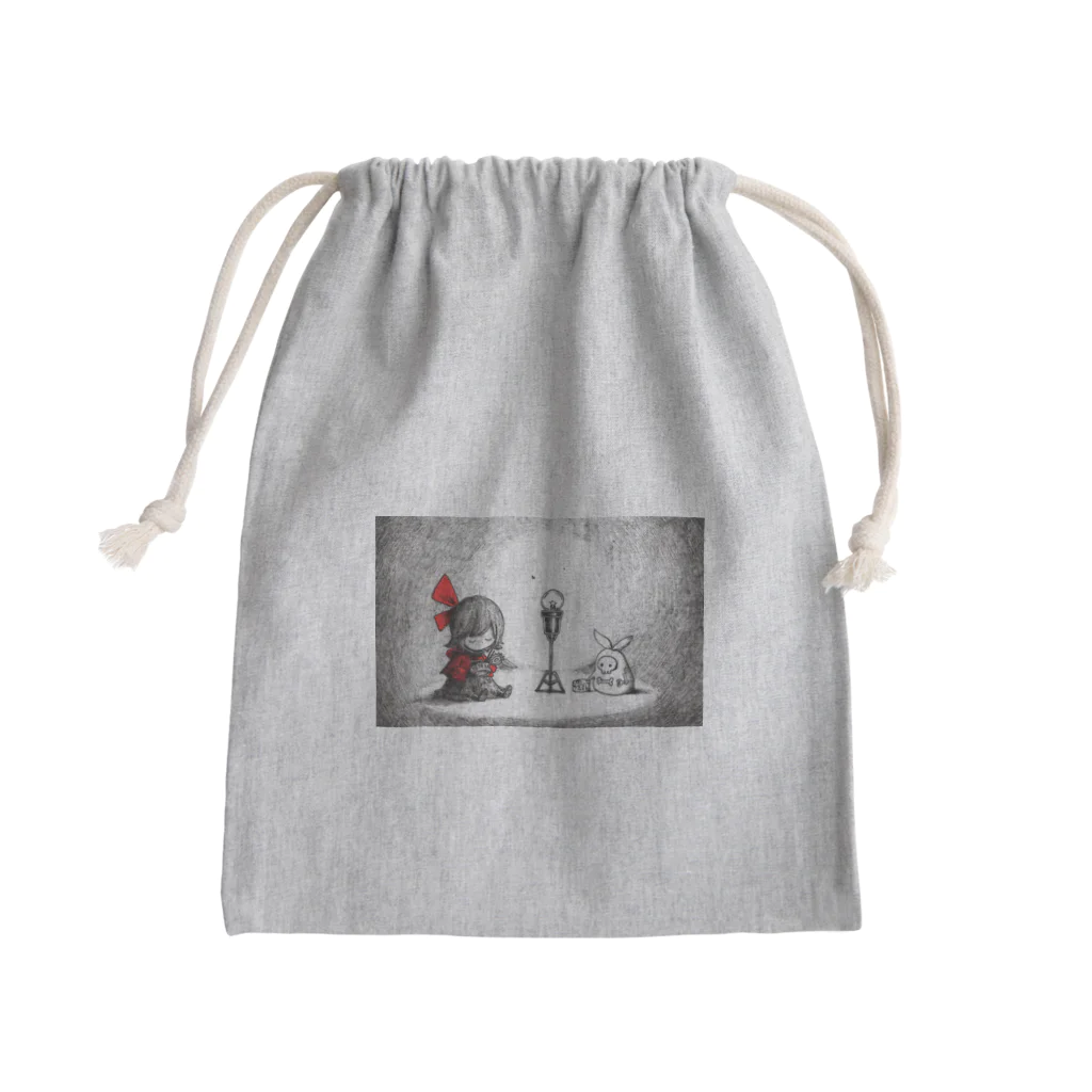 やたらのヒノ&もにもにスケルトン Mini Drawstring Bag