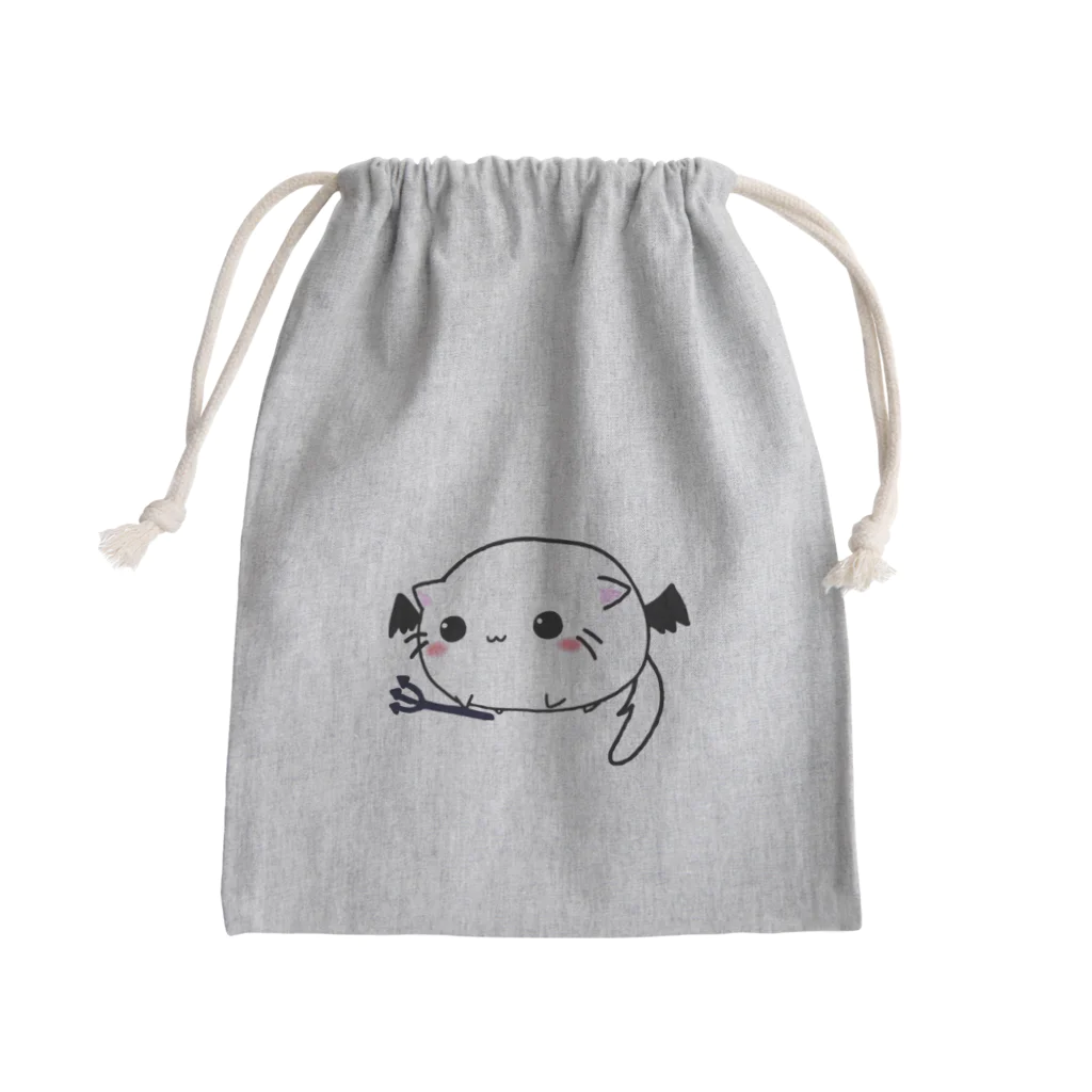 MIYA♡Harley-Davidson FXST2020の魔王の手下ネコ Mini Drawstring Bag