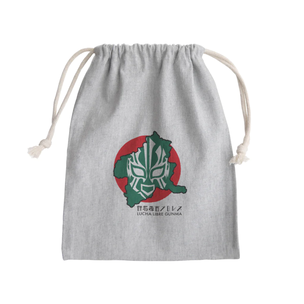 覆面MANIA＆CMLLの群馬覆面プロレス（黒文字） Mini Drawstring Bag