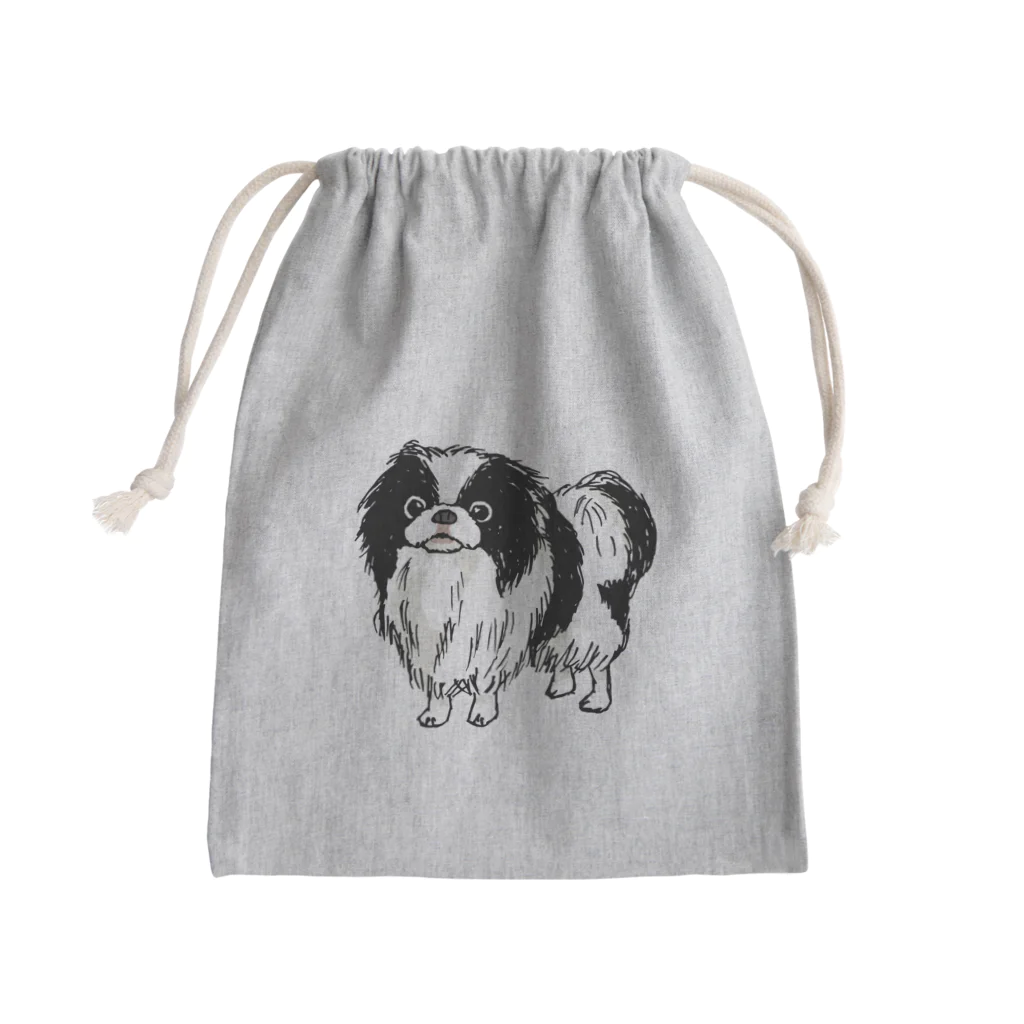 tanuki_msの狆 Mini Drawstring Bag