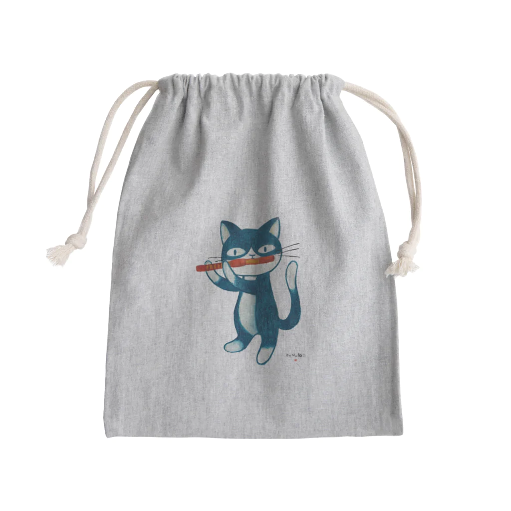 あまかむなのうたげのねこ（笛）2 Mini Drawstring Bag