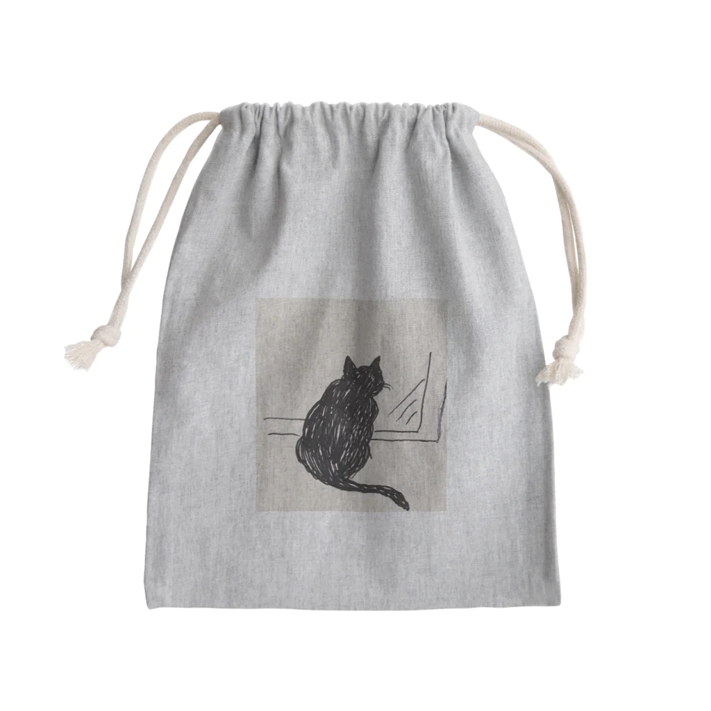 サビshopの窓辺猫 Mini Drawstring Bag