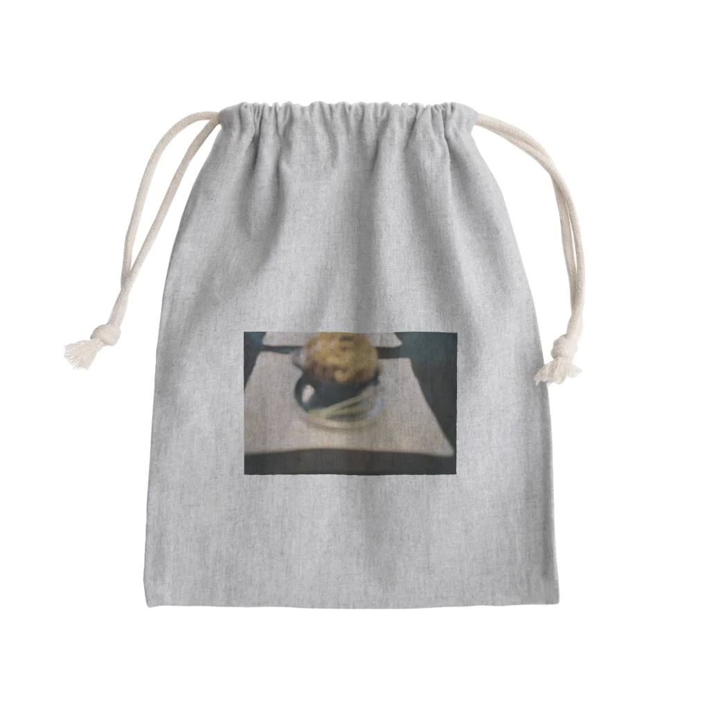 パンとくまのぼやけた記憶 Mini Drawstring Bag