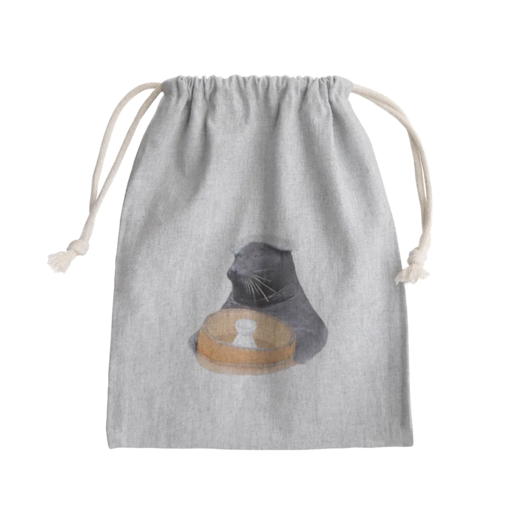 いきもの大好き！ほほえみフレンズのアザラシの温泉タイム Mini Drawstring Bag