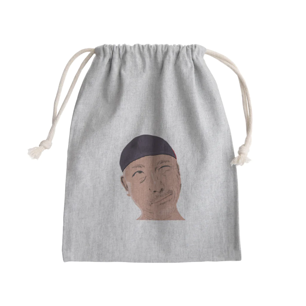 左手粘土のお父さんの誕生日に渡すやつ Mini Drawstring Bag