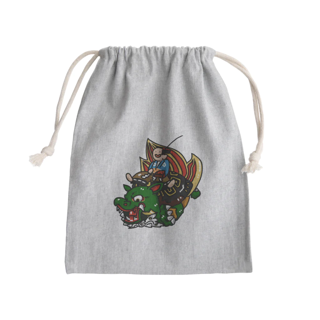 shishimaru003のがめやま Mini Drawstring Bag