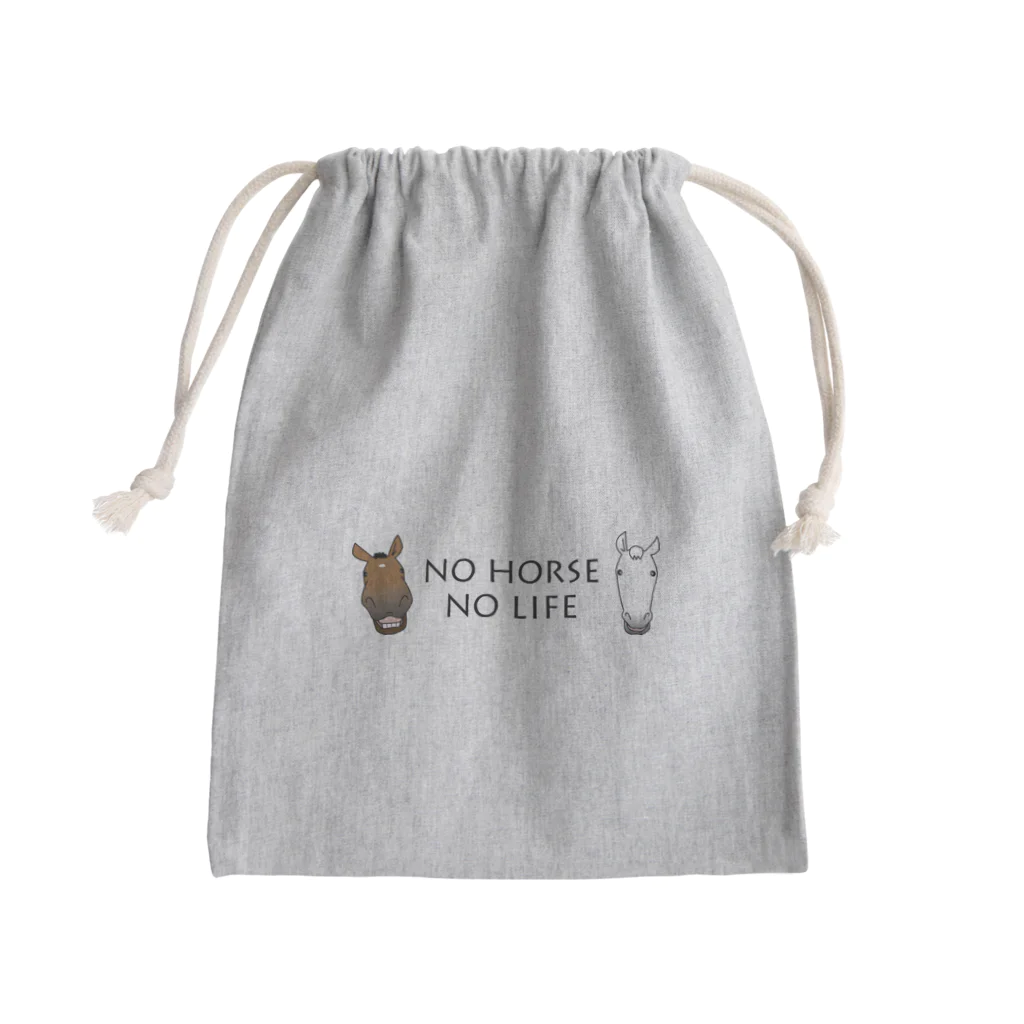 SHOP HAPPY HORSES（馬グッズ）のスピプーロゴ Mini Drawstring Bag