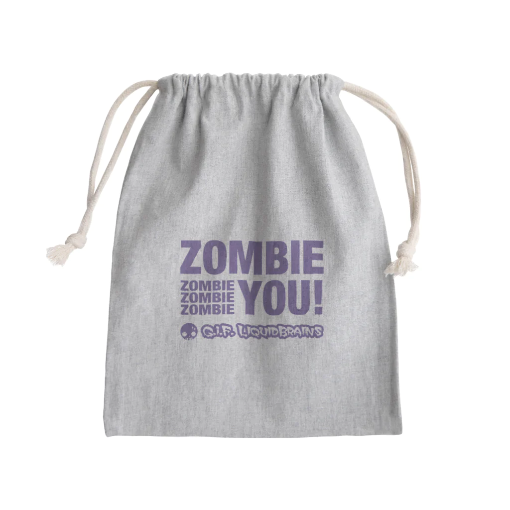 KohsukeのZombie You!（purple print） きんちゃく