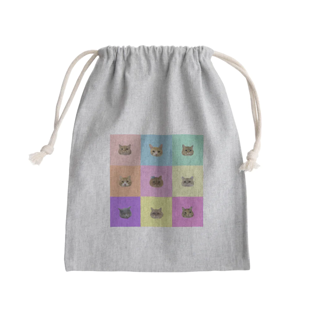 たぬちゃんずのたぬちゃんず3 Mini Drawstring Bag