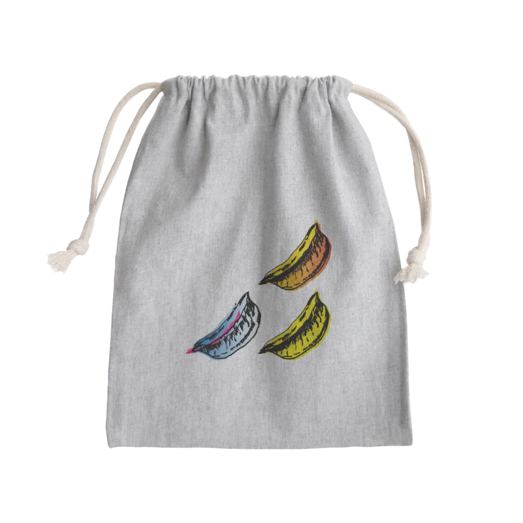 Mの白ロンT Mini Drawstring Bag