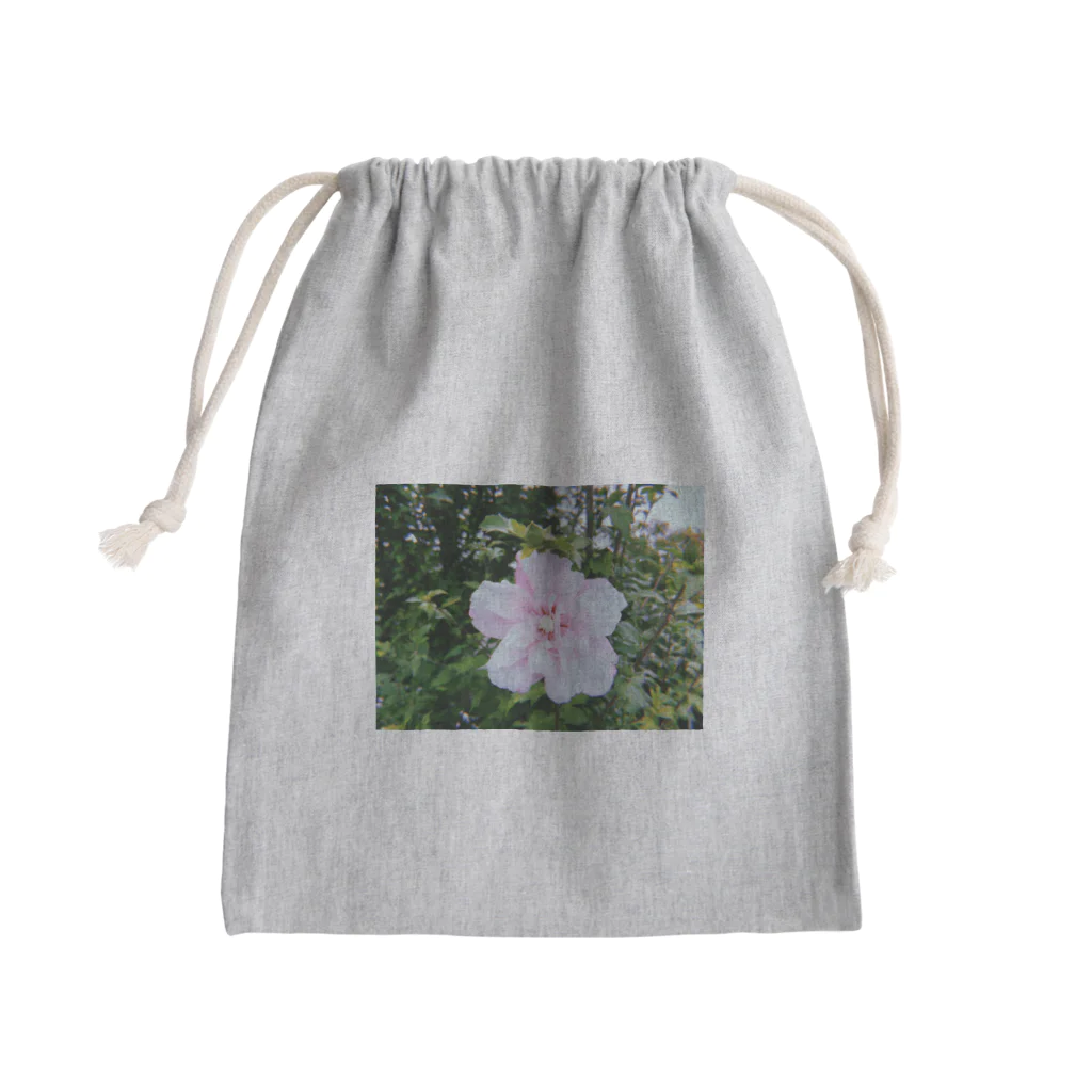 猫舌の#004 althaea rosea Mini Drawstring Bag