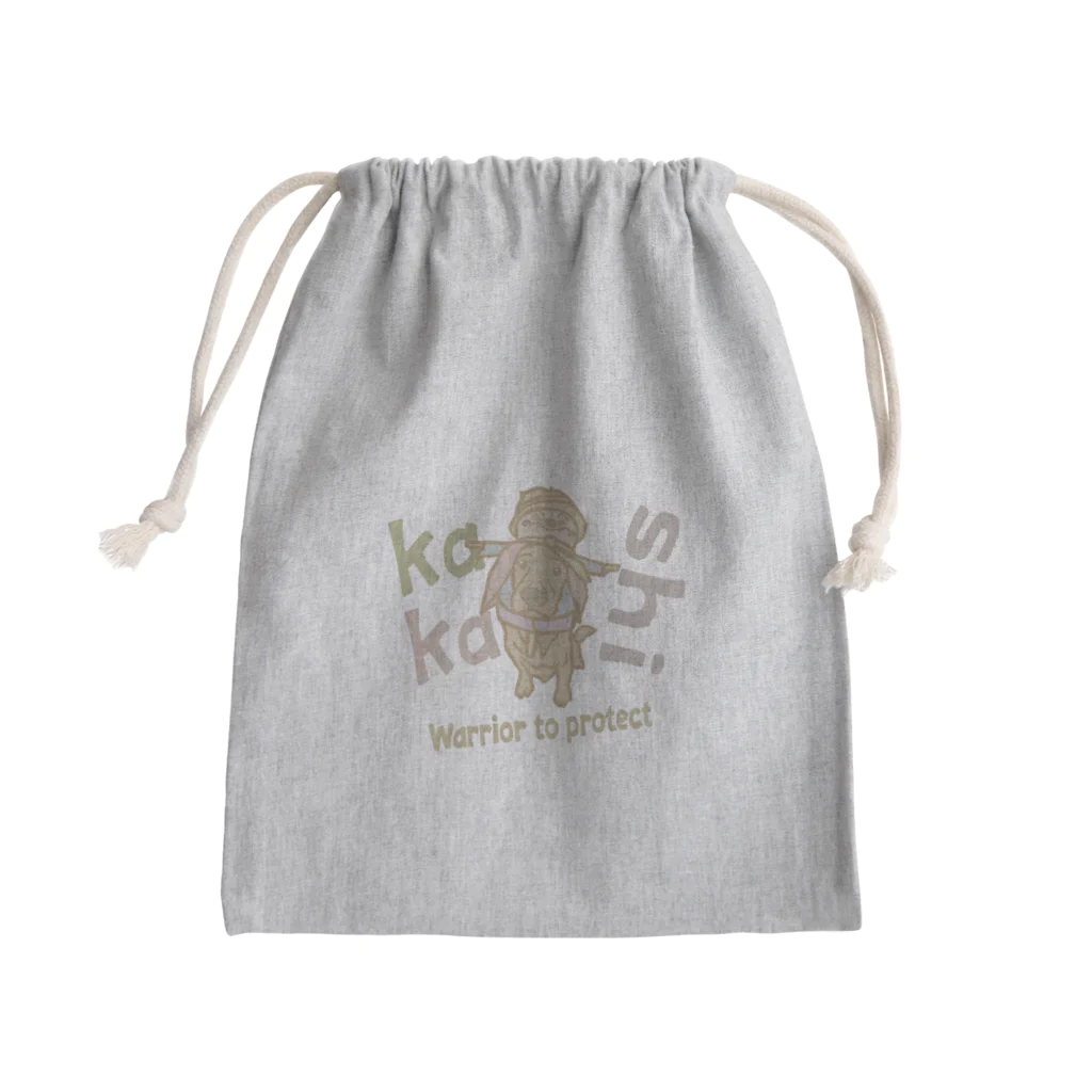 pipippuのかかし犬 Mini Drawstring Bag