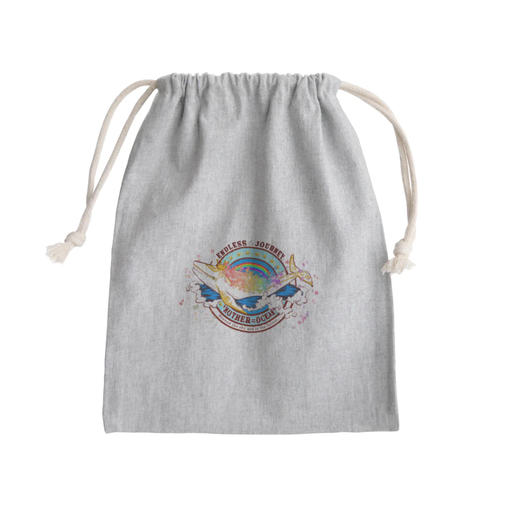 EndlessJhurneyのMother=Ocean Mini Drawstring Bag