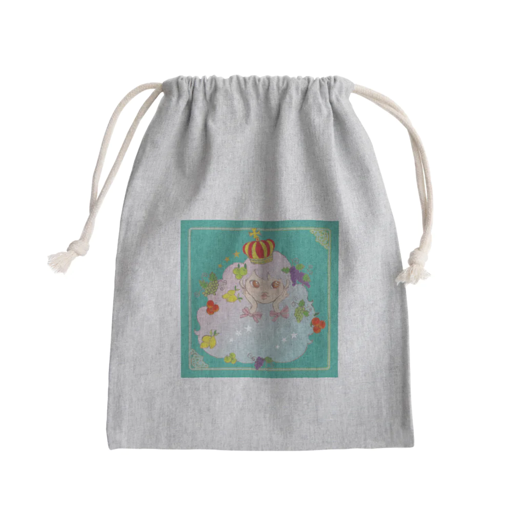 nanatitchのfruits girl Mini Drawstring Bag