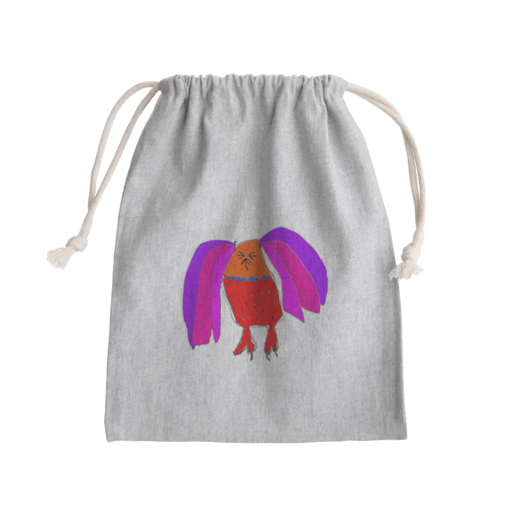 ninchoco shopのギャルフクロウ Mini Drawstring Bag