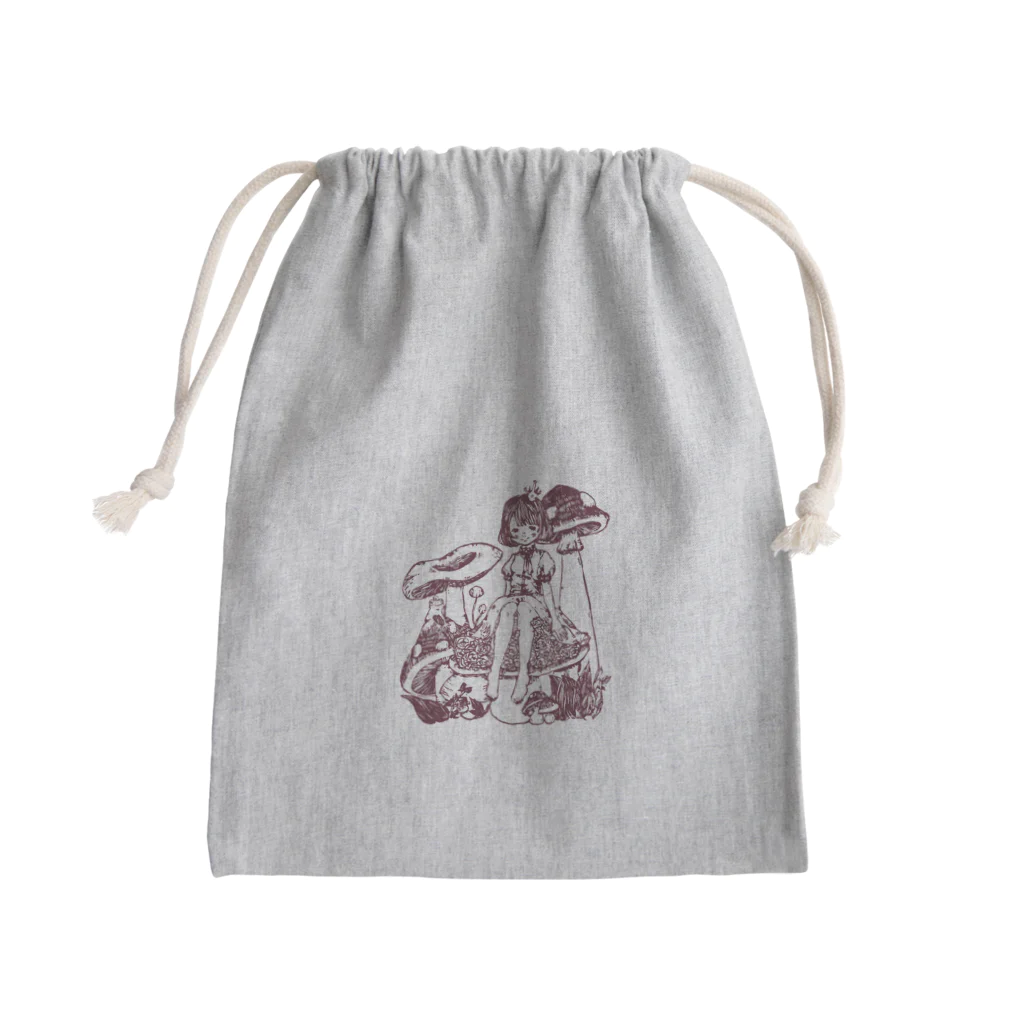 Tomiton777のかえるの王子様・はんこversion Mini Drawstring Bag