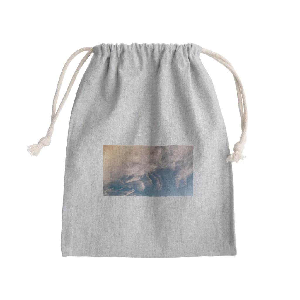 天使のいる街の秋の天使 Mini Drawstring Bag